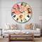 Designart Multicolor Buttercup II Traditional Wall Clock